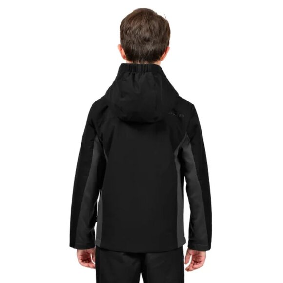 Spyder Kid's Attached Hooded Lightweight Jacket - Picture 2 of 4
